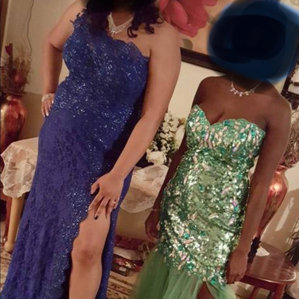 Royal blue formal gown